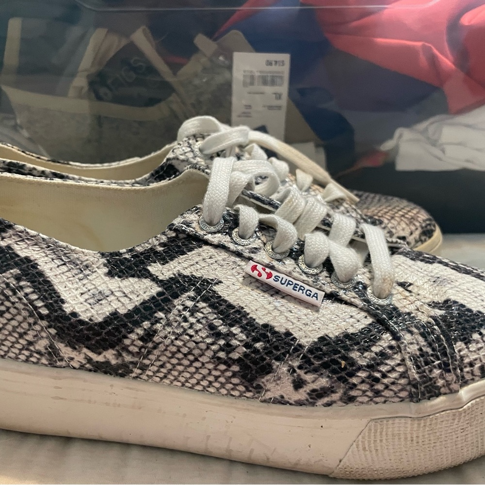 Snakeskin Superga Sneakers